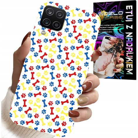 Funda para Samsung Galaxy A22 5G - Patas, huesos, dibujos animados de la Patrulla Canina + cristal (1/5)