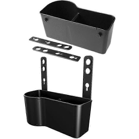 Porte-gobelets réglable pour siège arrière de voiture, pouvant contenir 2 tasses et des en-cas, avec séparateur gain de place. (1/5)