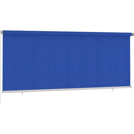 Maison Exclusive - Tenda a Rullo per Esterni 355(L)x140(A) cm Blu HDPE (1/5)