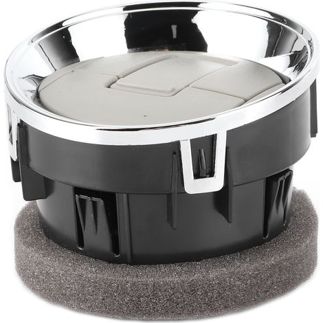 Anneau intérieur de chauffage de ventilation AC avec anneau extérieur chromé argenté CL3Z-19893-EA, convient aux modèles Ford F-150 2012-2014. (1/5)
