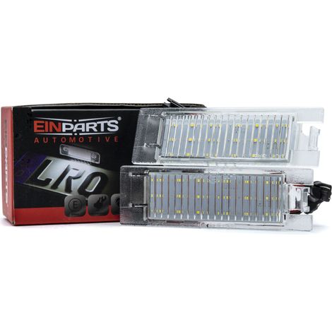 Luces LED para matrícula 6000K blanco frío 12V Canbus para Alfa Romeo 156/159/166/147/GT, Giulietta, Brera Coupe, Nuovo Spider (1/5)