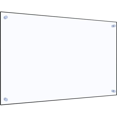 INLIFE Dosseret de cuisine Transparent 80 x 50 cm Verre trempé (1/5)