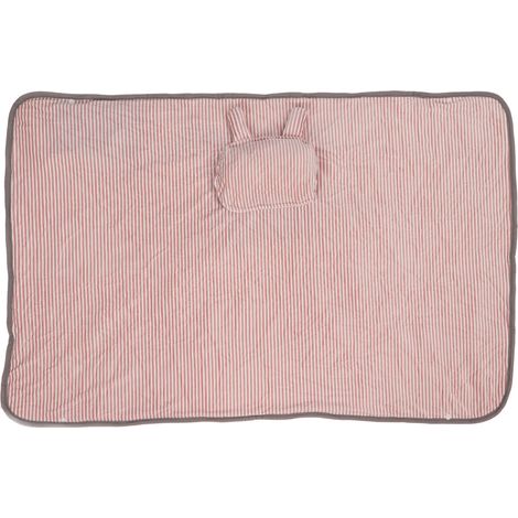 Couverture chauffante électrique douce et lavable - Châle réchauffant pour épaules et cou - Bureau Rose Lapin (1/5)