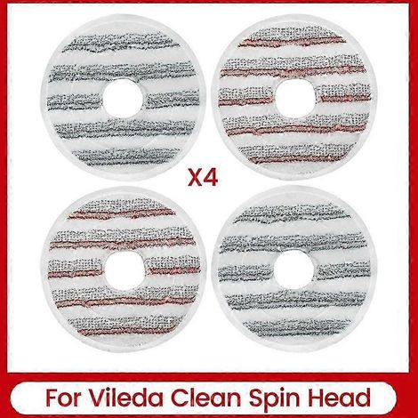 Compatible avec les recharges de têtes de balai Clean Spin, les lingettes de balai en microfibre, les têtes de balai lavables, convient au nettoyage des sols. (1/5)