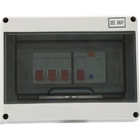 3-Wege-Stromverbrauchseinheit für Garage und Wohnwagen 63A 30mA RCD 3MCB 6a16a32A (1/5)