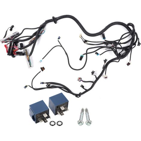 Jeffergarden Faisceau de Câbles Autonome, Kit de Faisceau de Câbles Moteur Adapté au Moteur Vortec 4,8 5,3 6,0 97‑06 LS1 avec 4L60E (1/5)