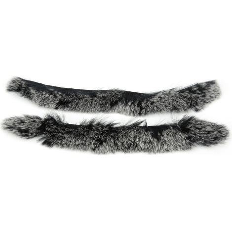 paire de silencieux souples en fourrure de lapin pour corde d'arc traditionnelle, accessoires de tir à l'arc