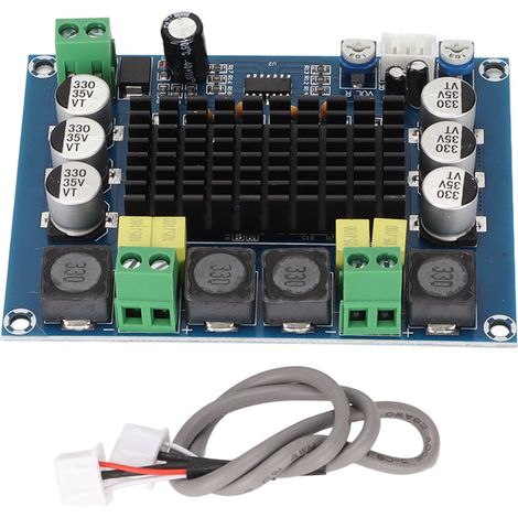 Carte amplificateur double canal 2x120W puissance de sortie HIFI numérique DC12-24V