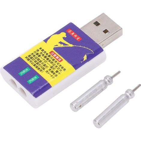 Flotteur de pêche rechargeable USB avec batterie lithium pour pêche de nuit