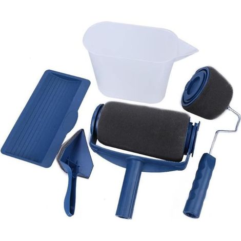 Professionelles Maler-Set, Farbrolle mit Ölbehälter für tropffreies Streichen, geeignet für Renovierung und Reparatur – 5-teiliges Set (1/5)
