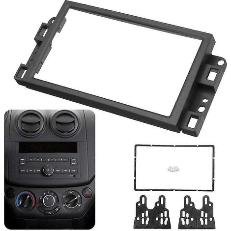 Façade d'autoradio 2 DIN avec lecteur CD/DVD et panneau audio pour tableau de bord de voiture Captiva / Gentra / Aveo (1/5)