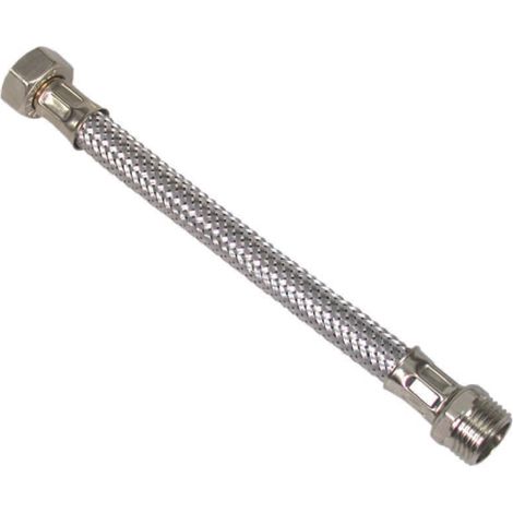 Flessibile inox m1/2 - f1/2 - m 1/2 f 1/2 cm.50