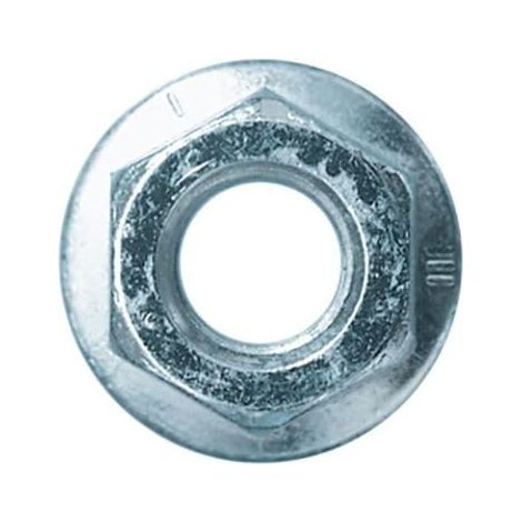 Écrou Hexagonal à Embase M10-1.50 Acier Classe 8 Fixation Universelle pour Applications Auto, Moto, Industrielles ou Bricolage Réf. 860 Sachet de 15