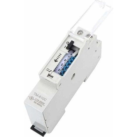 Interrupteur horaire de Rail Interrupteur de Commande de synchronisation de Rail DIN Intelligent Relais de minuterie TM610C 220V pour réverbère (1/5)