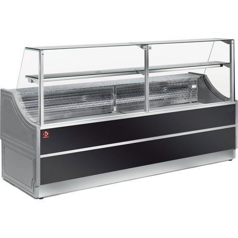 Comptoir -vitrine droite réfrigérée 90° sans réserve - Diamond (1/2)