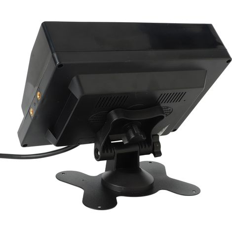 Écran de recul 7 pouces moniteur de stationnement caméra de recul V1 V2 entrée vidéo pour camion camping-car fourgon remorque véhicule d'urgence (1/5)