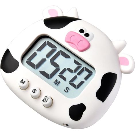 Minuteur électronique de Cuisson en ABS Forme de bœuf Cartoon avec (1/5)