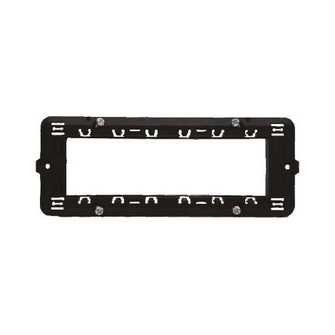 Supporto Easy 6 Moduli Aggancio Frontale (Elettrocanali Cod. Ecse806)