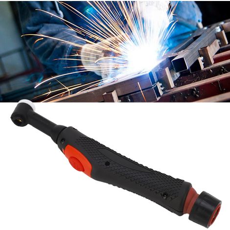 Tête de torche de soudage TIG WP-9 avec accessoires, comprenant une tête de torche refroidie par air équipée d'une vanne.