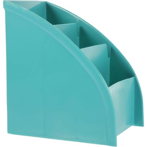 Boîte de rangement trapézoïdale pour maquillage de bureau avec compartiments, présentoir cosmétique en plastique (1/5)