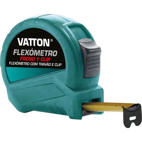 FLEXOMETRO FRENO Y CLIP 5m.25mm.