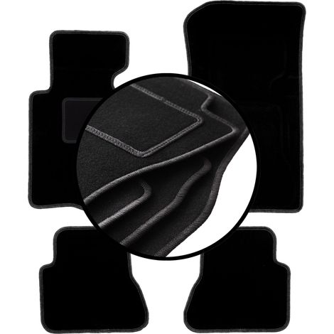 Juego de alfombrillas de terciopelo para: BMW 3 E46 Cabrio (2000-2007) (1/5)