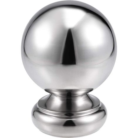 Pommeau de rampe d'escalier sphérique en acier inoxydable 304 diamètre 95 mm (1/2)