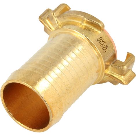 Schnellkupplung - 1 1/4 Zoll (32 mm) Schlauchstutzen-Schlauchstück mit DVGW Trinkwasserzulassung (1/3)