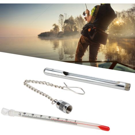 Thermomètre de Pêche pour Rivière - Mesure de Température de l'Eau pour la Pêche à la Mouche (1/5)