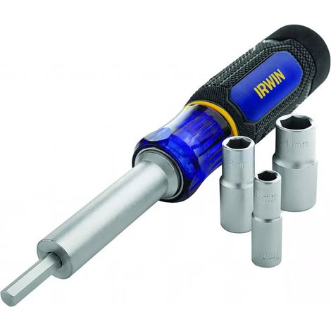 Portapuntas multifunción IRWIN 2013288 6 en 1 nutdriver métrico con almacenamiento integrado