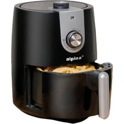 alpina friteuse à air chaud Noir H29.7xl29.2xL21.5cm (1/5)