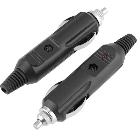 Packung mit 5 männlichen Zigarettenanzündersteckern 12V/24V 5A für Autos (Selbstmontage erforderlich). (1/5)
