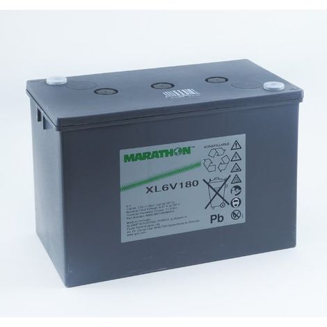 Exide - Batterie plomb AGM MARATHON XL6V180 6V 179Ah M6-F