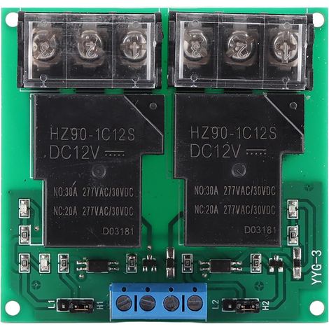 Module De Relais 30A YYG-3 5V 12V 24V Din Rail 2NO 2NC Commutateur Électrique Pour Systèmes Industriels Électriques (1/5)