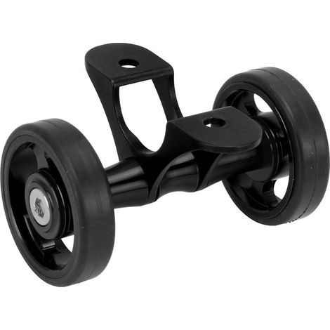 Garde-boue vélo Easywheel double roue pour Brompton pliant et Dahon, noir, rouleaux protection boue (1/5)