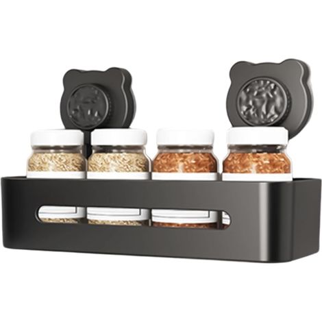 Étagère de douche générique avec rangement pour salle bain , fixation murale , sans perçage , organi (1/5)