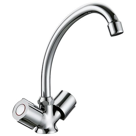 Edouard Rousseau - Mélangeur LAVABO IBIZA 3 - Certifié NF - Fabrication Française - Chromé (1/2)
