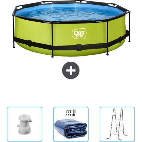 Exit Pool Rund - 300x76 cm - 4-teilig SCB95 (1/4)