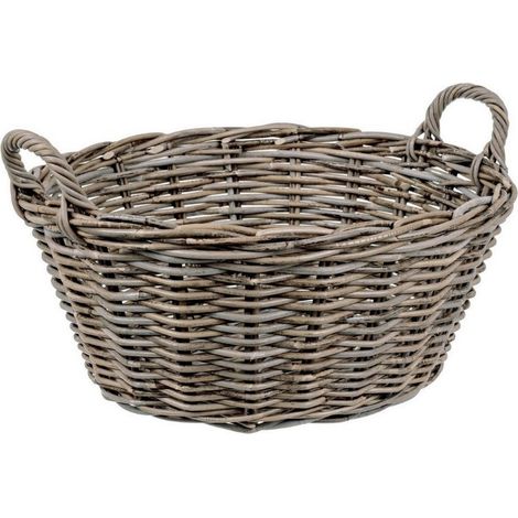 Cesto Arredo 59x48x26h BIZZOTTO 2M NARRA Ovale Fibre Naturali