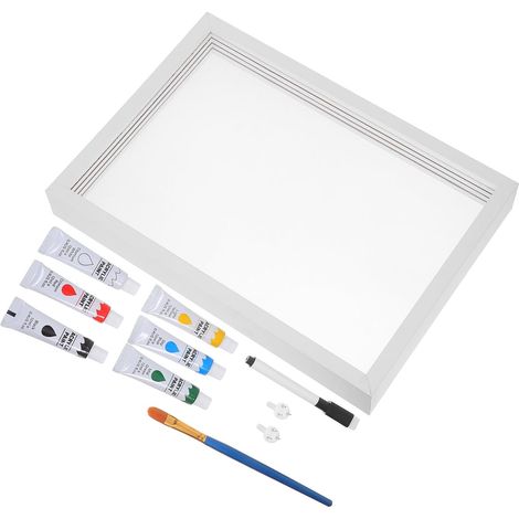 Kit Souvenir pour Empreintes de Mains Cadre Photo Bois pour Garçon Fille et Famille (1/5)