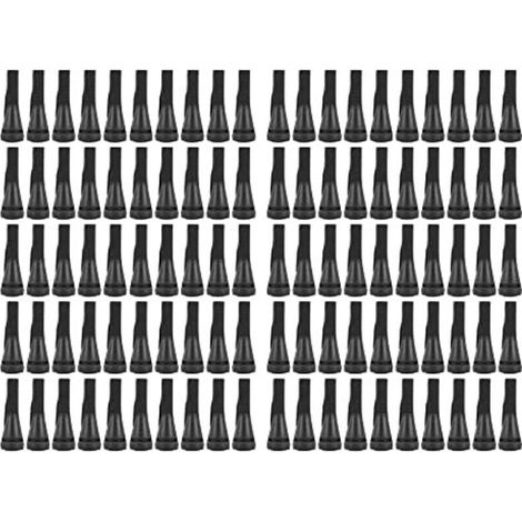 100 PCS Doigts De Plumeuse De Poulet pour Machine De Plumeuse De Volaille, Épilation en Poultry Epilator Caoutchouc Doigt Plumeuse Picker pour Poulet, Canard, Plumes D'oies (Le Noir) (1/4)