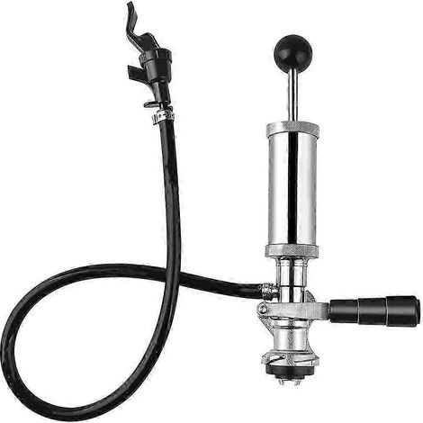 Pompe à bière chromée Party PumpD System de 10 cm avec robinet. (1/5)