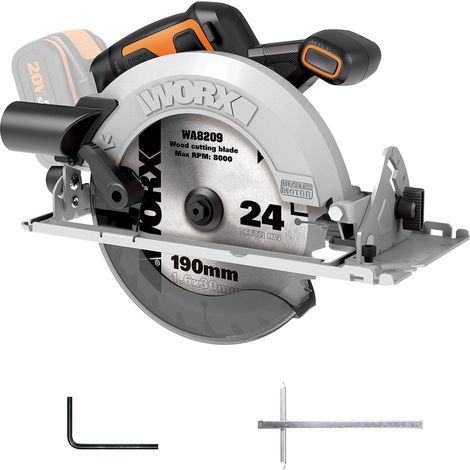 Scie circulaire Brushless sans fil 40V WX533.9 (1/5)