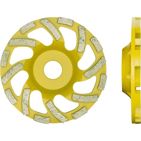 ELMAG DiaProfi-Schleiftopf PREMIUM-ABRASIV Ø125mm Bohrung: 22,2mm  (Estrich, abrasive Materialien) (1/2)