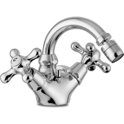 Bidetmischer mit verstellbarem Auslauf und automatischer Ablaufgarnitur – Paffoni Iris (1/3)
