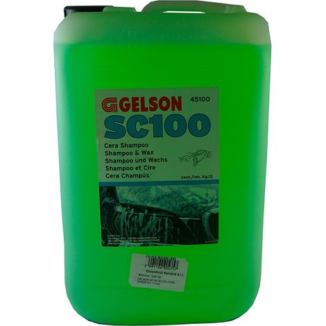 Gelson 45100 SC100 WAX SHAMPOO 12 KG