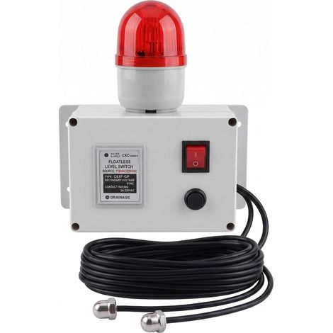 Alarme Niveau d'eau avec Sonde Acier Inoxydable, Câble 15m (1/5)