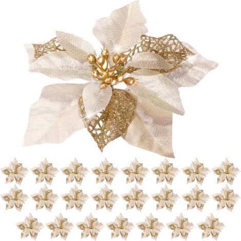 Fleurs Artificielles Pour L'extérieur - Couronne De Noël Artificielle - Guirlande De Noël Décorative Pour Fêtes Saisonnières, Mariage, Cheminée, Décoration Saisonnière