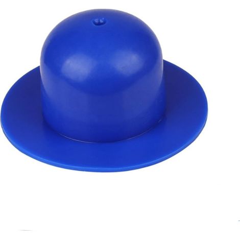 Un lot de 10 bouchons de rechange pour piscine - courts et bleus - pour le fond des piscines - compatibles avec différents types de piscines. (1/5)