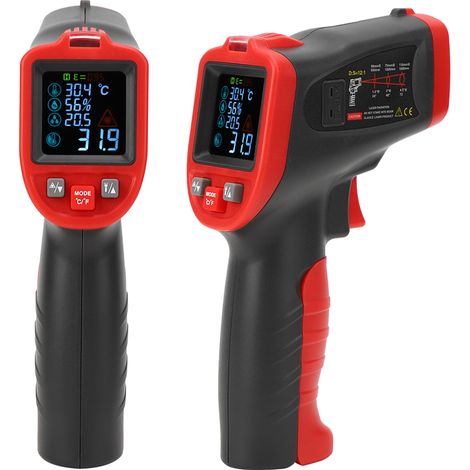 Thermomètre infrarouge industriel sans contact WT323D, plage de mesure -50°C à 850°C, outil de mesure de température (1/5)